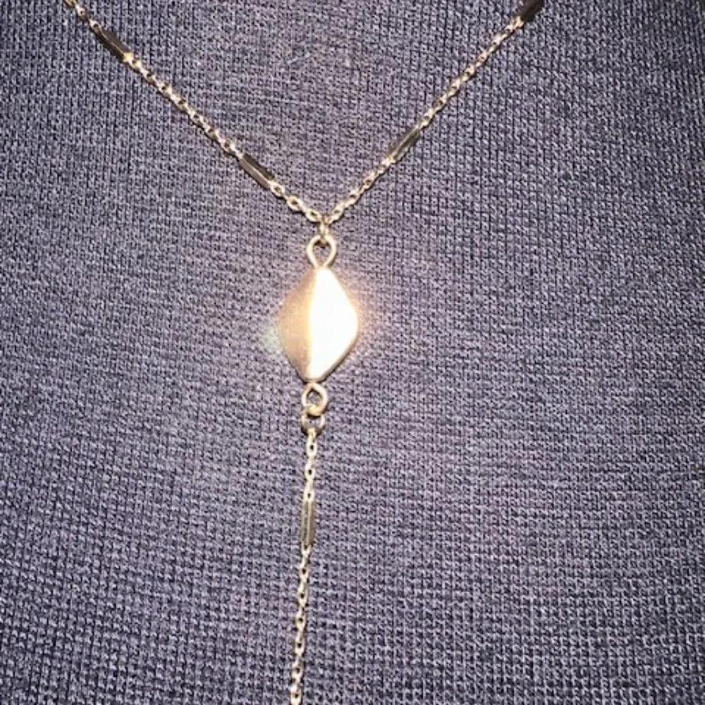 Tiger Teardrop Natural Stone Y Necklace 2027 NWT Boutique - Picture 6 of 10